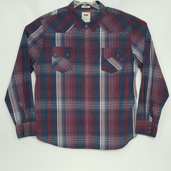 levi's pearl snap shirts